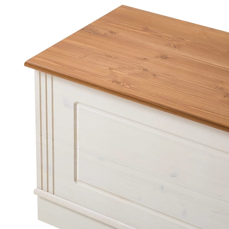 Anita Oppbevaringskiste 80 cm - Hvit/Honning - Oppbevaring - Oppbevaringsmøbler - Oppbevaringskiste