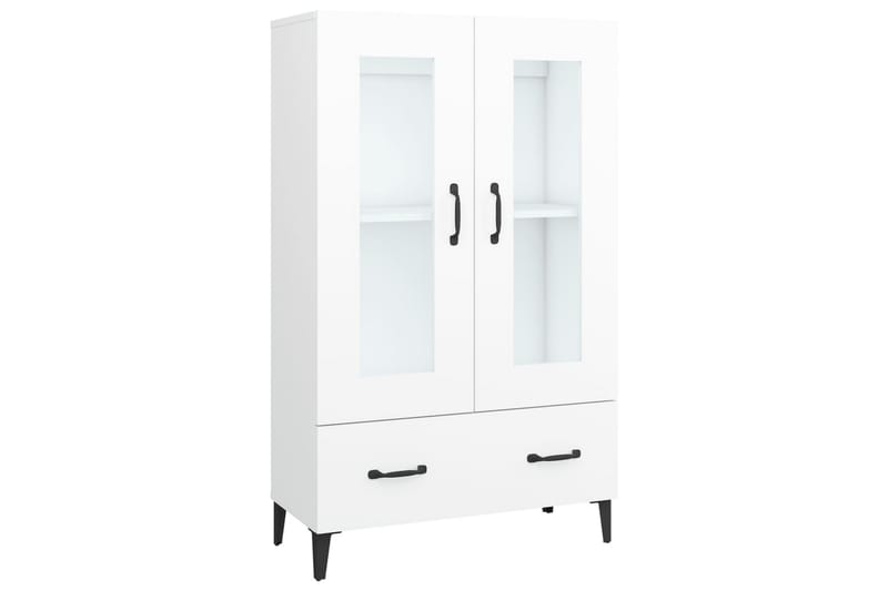 beBasic Highboard hvit 70x31x115 cm konstruert tre - Hvit - Oppbevaring - Oppbevaringsmøbler - Sideboard & skjenker