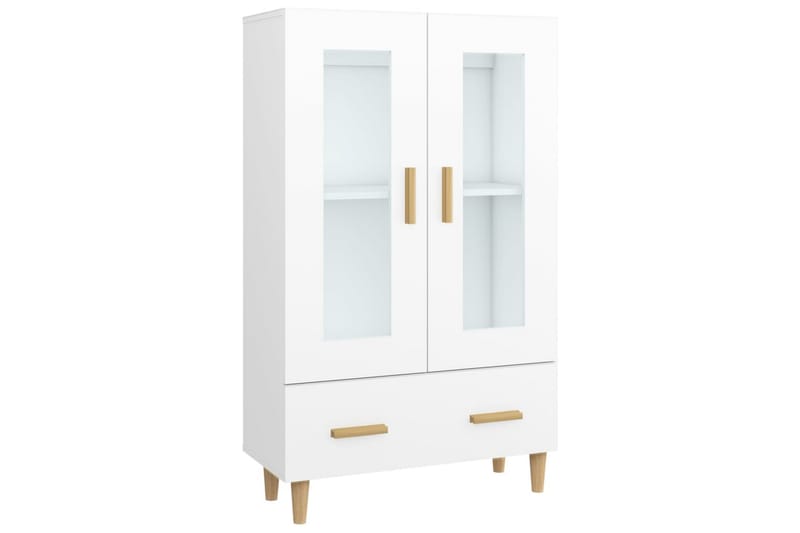 beBasic Highboard hvit 70x31x115 cm konstruert tre - Hvit - Oppbevaring - Oppbevaringsmøbler - Sideboard & skjenker