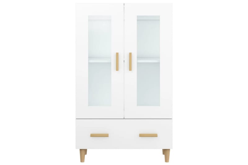 beBasic Highboard hvit 70x31x115 cm konstruert tre - Hvit - Oppbevaring - Oppbevaringsmøbler - Sideboard & skjenker
