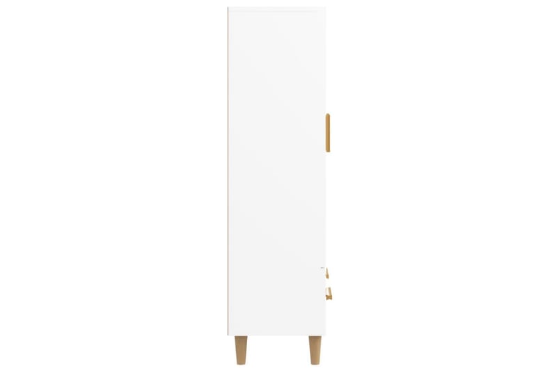 beBasic Highboard hvit 70x31x115 cm konstruert tre - Hvit - Oppbevaring - Oppbevaringsmøbler - Sideboard & skjenker