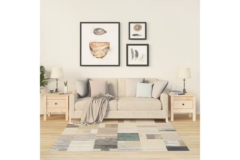 beBasic Sidebord 2 stk 40x40x39 cm heltre furu - Brun - Oppbevaring - Oppbevaringsmøbler - Sideboard & skjenker