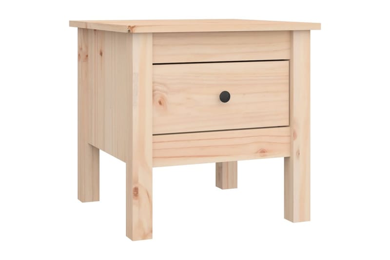 beBasic Sidebord 2 stk 40x40x39 cm heltre furu - Brun - Sideboard & skjenker