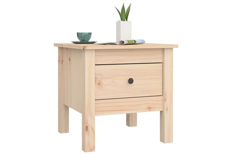 beBasic Sidebord 2 stk 40x40x39 cm heltre furu - Brun - Sideboard & skjenker