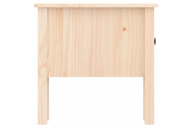 beBasic Sidebord 2 stk 50x50x49 cm heltre furu - Brun - Sideboard & skjenker