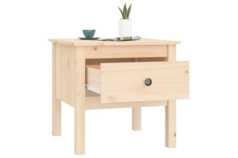 beBasic Sidebord 2 stk 50x50x49 cm heltre furu - Brun - Oppbevaring - Oppbevaringsmøbler - Sideboard & skjenker