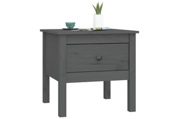 beBasic Sidebord 2 stk grå 50x50x49 cm heltre furu - GrÃ¥ - Oppbevaring - Oppbevaringsmøbler - Sideboard & skjenker