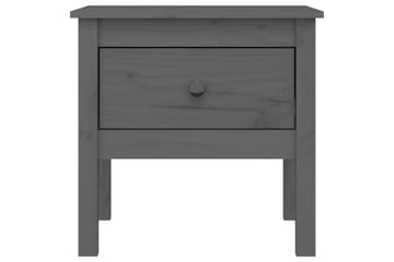 beBasic Sidebord 2 stk grå 50x50x49 cm heltre furu - GrÃ¥ - Oppbevaring - Oppbevaringsmøbler - Sideboard & skjenker