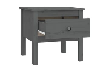 beBasic Sidebord 2 stk grå 50x50x49 cm heltre furu - GrÃ¥ - Oppbevaring - Oppbevaringsmøbler - Sideboard & skjenker