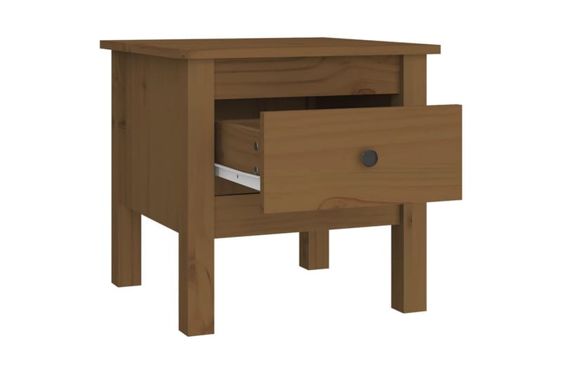 beBasic Sidebord 2 stk honningbrun 40x40x39 cm heltre furu - Brun - Oppbevaring - Oppbevaringsmøbler - Sideboard & skjenker