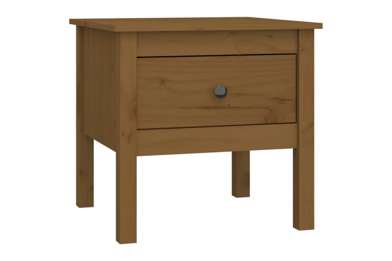 beBasic Sidebord 2 stk honningbrun 50x50x49 cm heltre furu - Brun - Oppbevaring - Oppbevaringsmøbler - Sideboard & skjenker