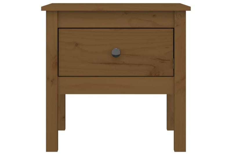 beBasic Sidebord 2 stk honningbrun 50x50x49 cm heltre furu - Brun - Oppbevaring - Oppbevaringsmøbler - Sideboard & skjenker