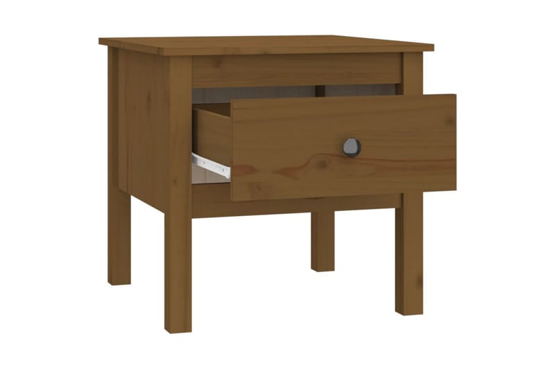beBasic Sidebord 2 stk honningbrun 50x50x49 cm heltre furu - Brun - Oppbevaring - Oppbevaringsmøbler - Sideboard & skjenker