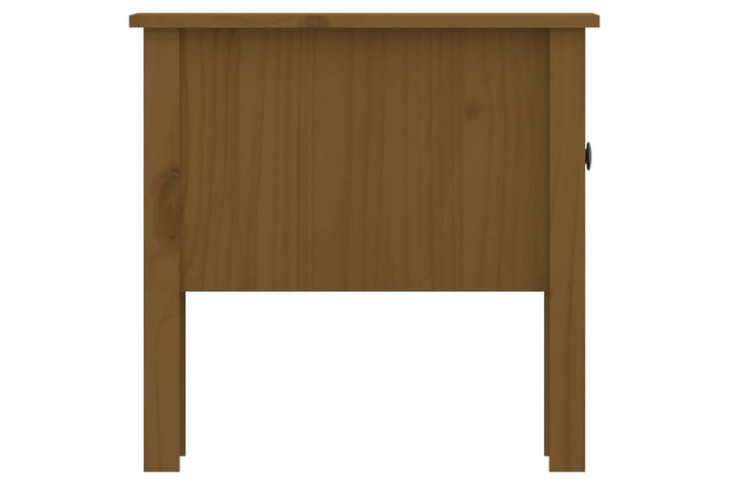 beBasic Sidebord 2 stk honningbrun 50x50x49 cm heltre furu - Brun - Oppbevaring - Oppbevaringsmøbler - Sideboard & skjenker