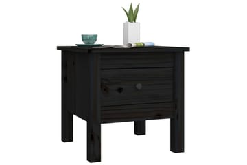 beBasic Sidebord 2 stk svart 40x40x39 cm heltre furu - Svart - Oppbevaring - Oppbevaringsmøbler - Sideboard & skjenker