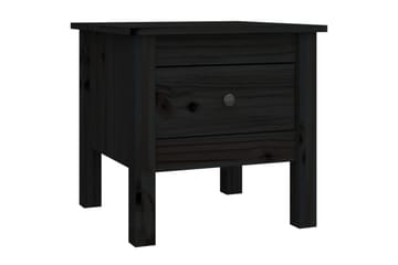 beBasic Sidebord 2 stk svart 40x40x39 cm heltre furu - Svart - Oppbevaring - Oppbevaringsmøbler - Sideboard & skjenker