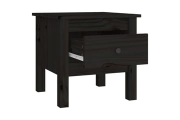 beBasic Sidebord 2 stk svart 40x40x39 cm heltre furu - Svart - Oppbevaring - Oppbevaringsmøbler - Sideboard & skjenker