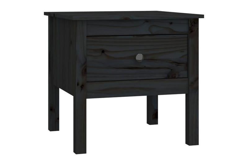 beBasic Sidebord 2 stk svart 50x50x49 cm heltre furu - Svart - Oppbevaring - Oppbevaringsmøbler - Sideboard & skjenker