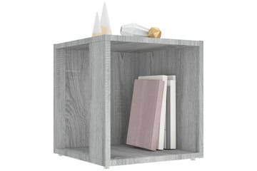 beBasic Sidebord grå sonoma 33x33x34,5 cm konstruert tre - GrÃ¥ - Oppbevaring - Oppbevaringsmøbler - Sideboard & skjenker