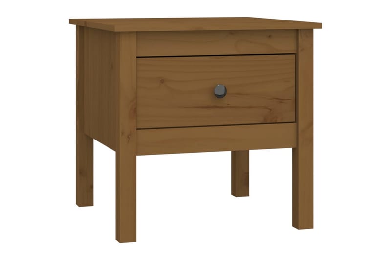 beBasic Sidebord honningbrun 50x50x49 cm heltre furu - Brun - Oppbevaring - Oppbevaringsmøbler - Sideboard & skjenker