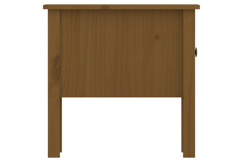 beBasic Sidebord honningbrun 50x50x49 cm heltre furu - Brun - Oppbevaring - Oppbevaringsmøbler - Sideboard & skjenker