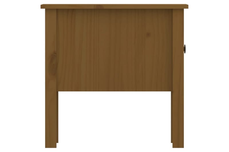 beBasic Sidebord honningbrun 50x50x49 cm heltre furu - Brun - Sideboard & skjenker