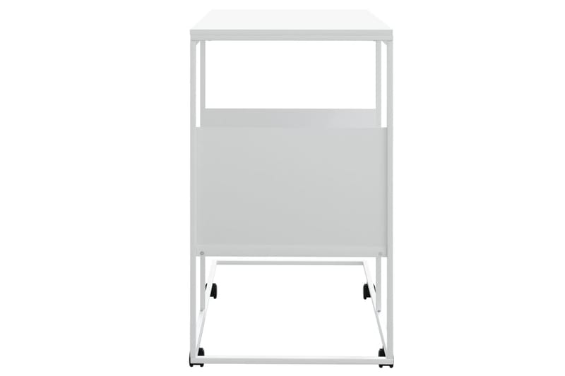 beBasic Sidebord med hjul hvit 55x36x63,5 cm konstruert tre - Hvit - Oppbevaring - Oppbevaringsmøbler - Sideboard & skjenker