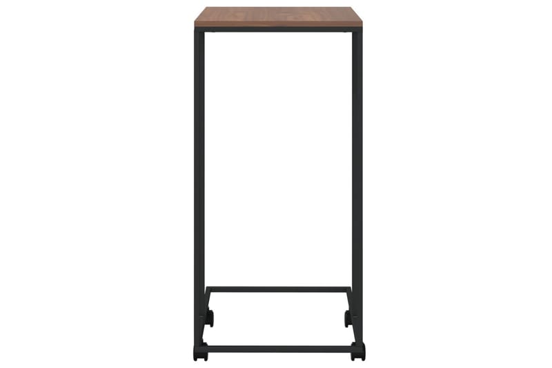 beBasic Sidebord med hjul svart 40x30x63,5 cm konstruert tre - Svart - Oppbevaring - Oppbevaringsmøbler - Sideboard & skjenker