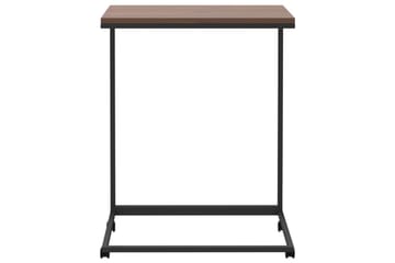 beBasic Sidebord med hjul svart 55x35x70 cm konstruert tre - Svart - Oppbevaring - Oppbevaringsmøbler - Sideboard & skjenker
