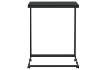 beBasic Sidebord med hjul svart 55x35x70 cm konstruert tre - Svart - Oppbevaring - Oppbevaringsmøbler - Sideboard & skjenker