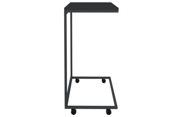 beBasic Sidebord med hjul svart 55x35x70 cm konstruert tre - Svart - Oppbevaring - Oppbevaringsmøbler - Sideboard & skjenker