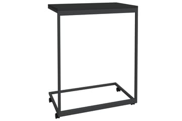 beBasic Sidebord med hjul svart 55x35x70 cm konstruert tre - Svart - Oppbevaring - Oppbevaringsmøbler - Sideboard & skjenker