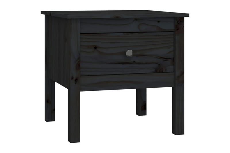 beBasic Sidebord svart 50x50x49 cm heltre furu - Svart - Oppbevaring - Oppbevaringsmøbler - Sideboard & skjenker