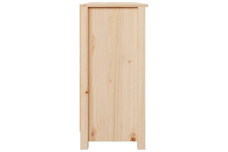 beBasic Skjenk 100x35x74 cm heltre furu - Brun - Oppbevaring - Oppbevaringsmøbler - Sideboard & skjenker