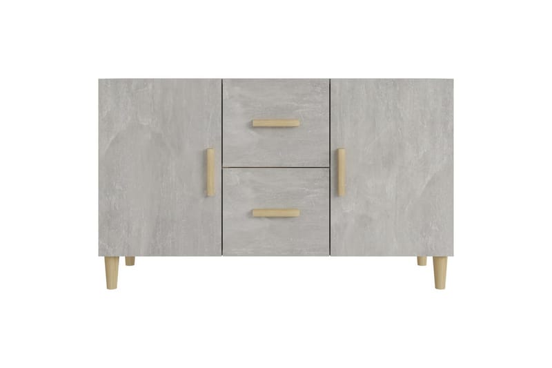 beBasic Skjenk betonggrå 100x36x60 cm konstruert tre - GrÃ¥ - Oppbevaring - Oppbevaringsmøbler - Sideboard & skjenker