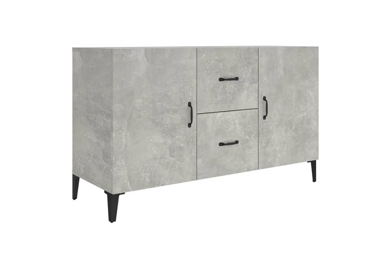 beBasic Skjenk betonggrå 100x36x60 cm konstruert tre - GrÃ¥ - Sideboard & skjenker