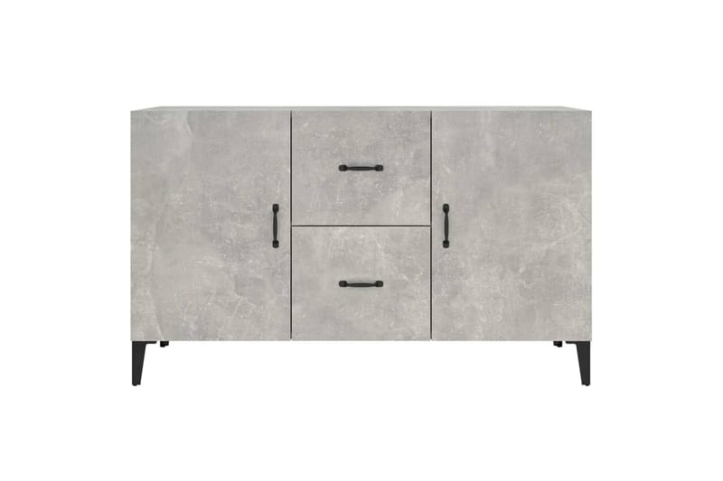 beBasic Skjenk betonggrå 100x36x60 cm konstruert tre - GrÃ¥ - Oppbevaring - Oppbevaringsmøbler - Sideboard & skjenker