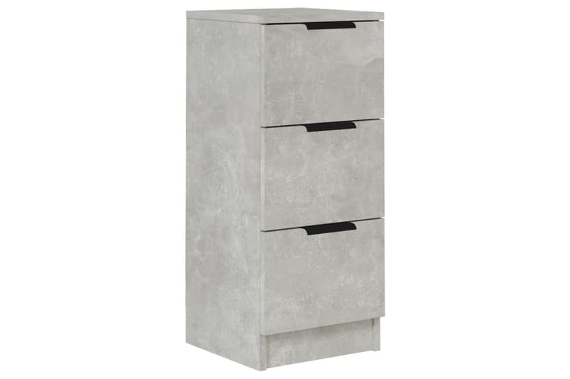 beBasic Skjenk betonggrå 30x30x70 cm konstruert tre - GrÃ¥ - Sideboard & skjenker