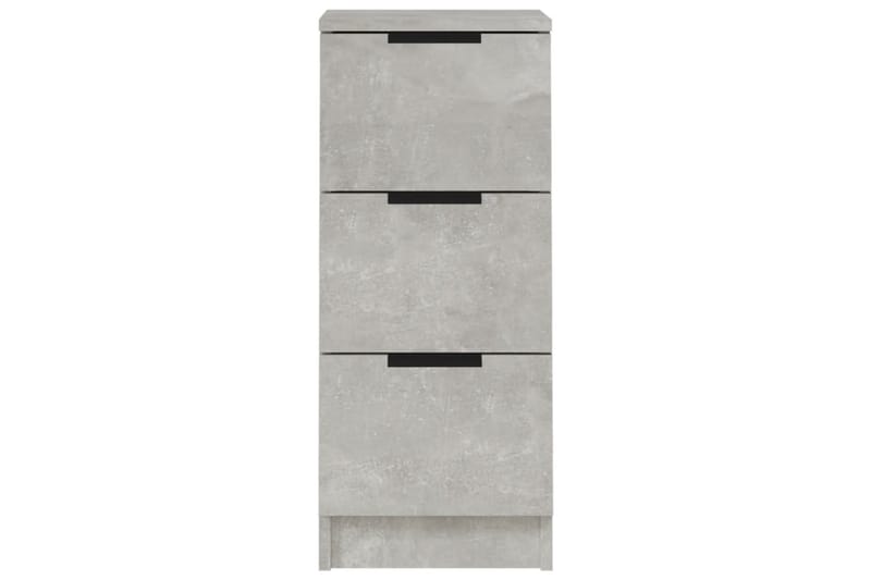 beBasic Skjenk betonggrå 30x30x70 cm konstruert tre - GrÃ¥ - Oppbevaring - Oppbevaringsmøbler - Sideboard & skjenker