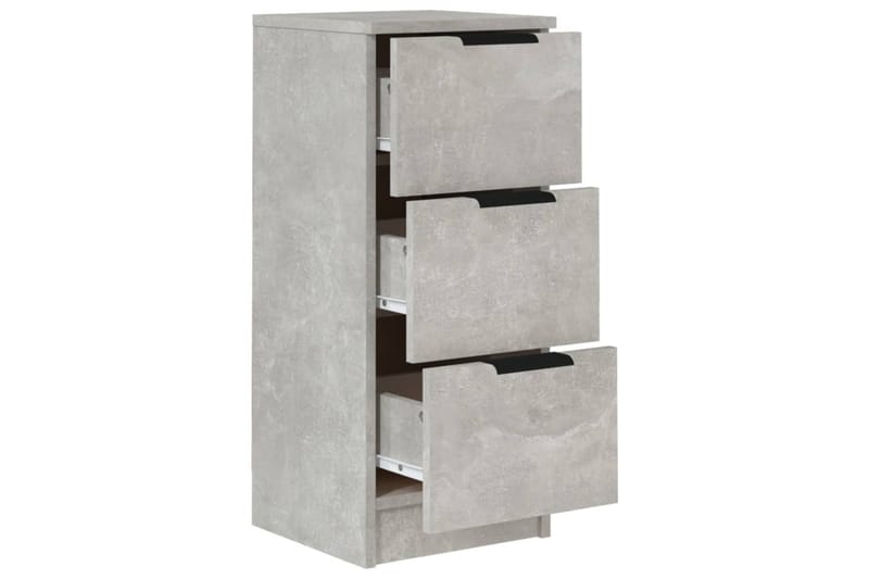 beBasic Skjenk betonggrå 30x30x70 cm konstruert tre - GrÃ¥ - Oppbevaring - Oppbevaringsmøbler - Sideboard & skjenker