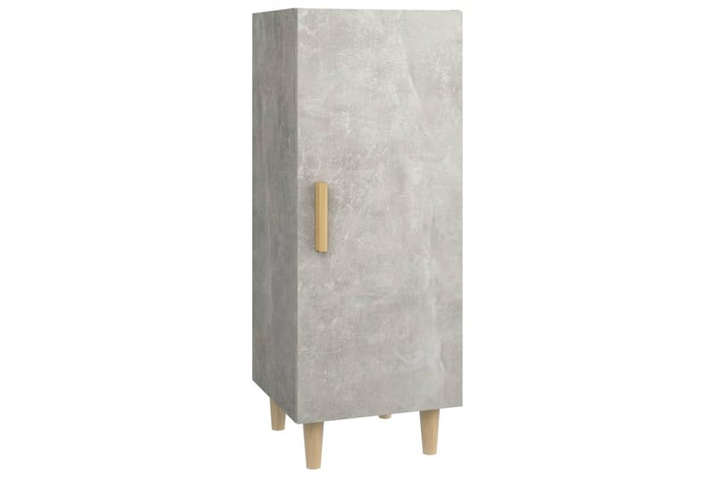 beBasic Skjenk betonggrå 34,5x34x90 cm konstruert tre - GrÃ¥ - Oppbevaring - Oppbevaringsmøbler - Sideboard & skjenker