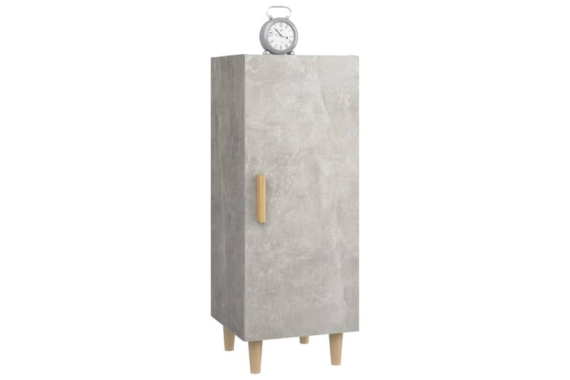 beBasic Skjenk betonggrå 34,5x34x90 cm konstruert tre - GrÃ¥ - Oppbevaring - Oppbevaringsmøbler - Sideboard & skjenker