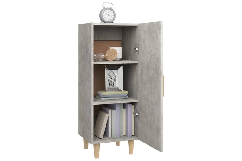 beBasic Skjenk betonggrå 34,5x34x90 cm konstruert tre - GrÃ¥ - Oppbevaring - Oppbevaringsmøbler - Sideboard & skjenker