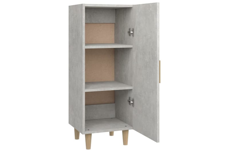 beBasic Skjenk betonggrå 34,5x34x90 cm konstruert tre - GrÃ¥ - Oppbevaring - Oppbevaringsmøbler - Sideboard & skjenker