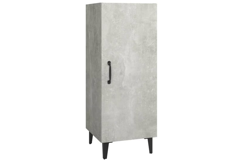 beBasic Skjenk betonggrå 34,5x34x90 cm konstruert tre - GrÃ¥ - Oppbevaring - Oppbevaringsmøbler - Sideboard & skjenker