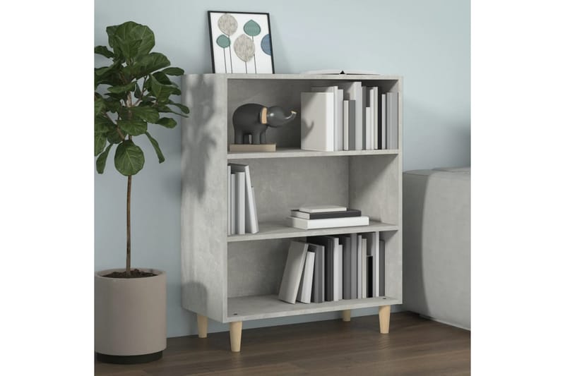 beBasic Skjenk betonggrå 69,5x32,5x90 cm konstruert tre - GrÃ¥ - Oppbevaring - Oppbevaringsmøbler - Sideboard & skjenker
