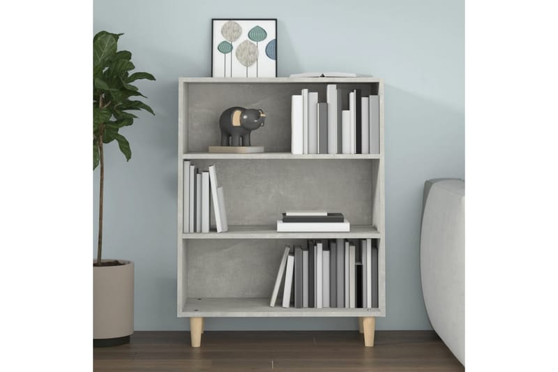 beBasic Skjenk betonggrå 69,5x32,5x90 cm konstruert tre - GrÃ¥ - Oppbevaring - Oppbevaringsmøbler - Sideboard & skjenker