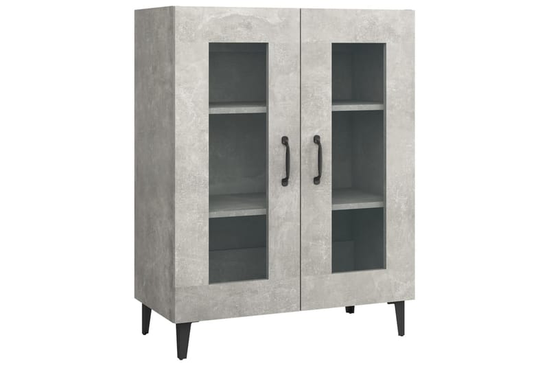 beBasic Skjenk betonggrå 69,5x34x90 cm konstruert tre - GrÃ¥ - Oppbevaring - Oppbevaringsmøbler - Sideboard & skjenker