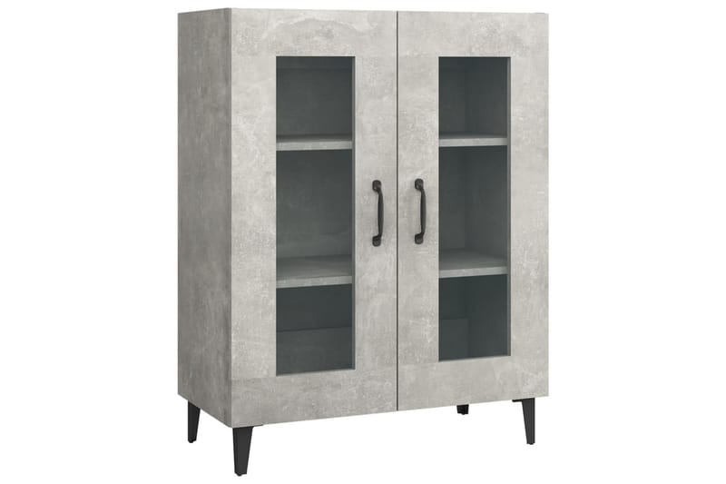 beBasic Skjenk betonggrå 69,5x34x90 cm konstruert tre - GrÃ¥ - Sideboard & skjenker