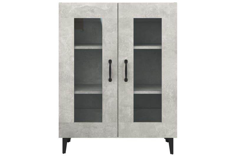 beBasic Skjenk betonggrå 69,5x34x90 cm konstruert tre - GrÃ¥ - Oppbevaring - Oppbevaringsmøbler - Sideboard & skjenker